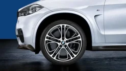BMW Alufelge M Doppelspeiche 310 silber/glanzgedreht 10Jx20 ET51 X3 F25 X4 F26
