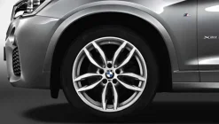BMW Alufelge M Doppelspeiche 622 ferricgrey 9,5Jx19 ET48 X3 F25 X4 F26