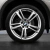 BMW Alufelge M Doppelspeiche 369 silber 9,5Jx19 ET48 X3 F25 X4 F26 Hinterachse