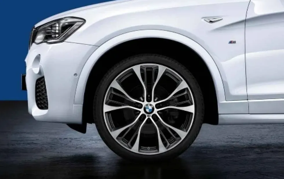 BMW Alufelge M Doppelspeiche 599M orbitgrey/glanzgedreht 11,5Jx21 ET38 X5 F15 X6 F16