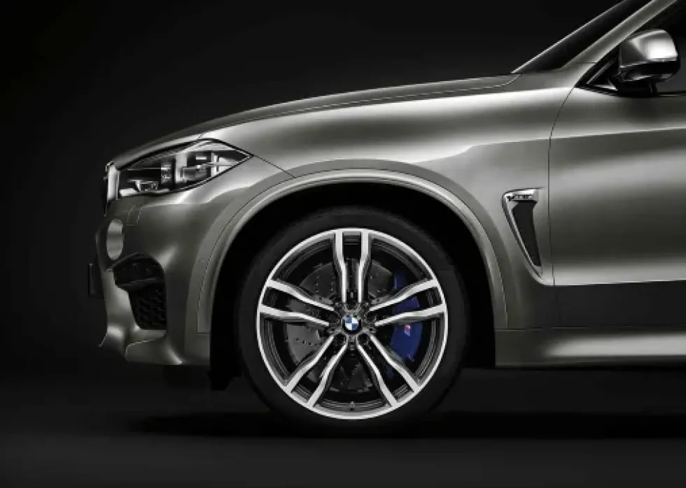 BMW Alufelge M Doppelspeiche 612 bicolor (orbitgrey / glanzgedreht) 21 Zoll Hinterachse