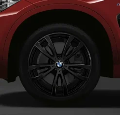 BMW Alufelge M Doppelspeiche 469 jet black uni 11Jx20 ET37 X5 F15 X6 F16