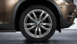 BMW Alufelge M Doppelspeiche 435 silber 10Jx20 ET40 X5 E70 X6 E71 Vorderachse