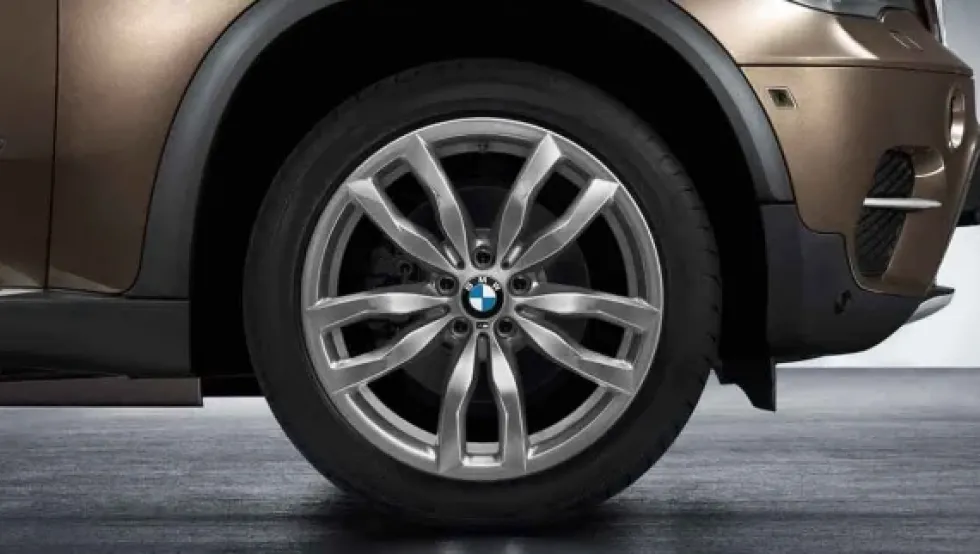 BMW Alufelge M Doppelspeiche 435 silber 10Jx20 ET40 X5 E70 X6 E71 Vorderachse