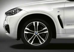 BMW Alufelge M Doppelspeiche 468 orbitgrey/glanzgedreht 10Jx20 ET40 X5 F15 X6 F16