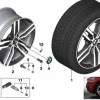 BMW Alufelge M Doppelspeiche 623 ferricgrey 9Jx19 ET18 X6 F16