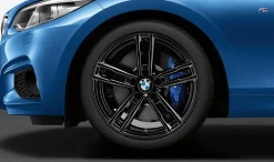 BMW Alufelge M Doppelspeiche 719 jet black uni 8Jx18 ET52 BMW 1er F20/F21 2er F22/F23