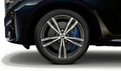 BMW Alufelge M Doppelspeiche 754M bicolor (orbit grey/hochglanzpoliert) 9,5Jx21 ET 36 X7 G07
