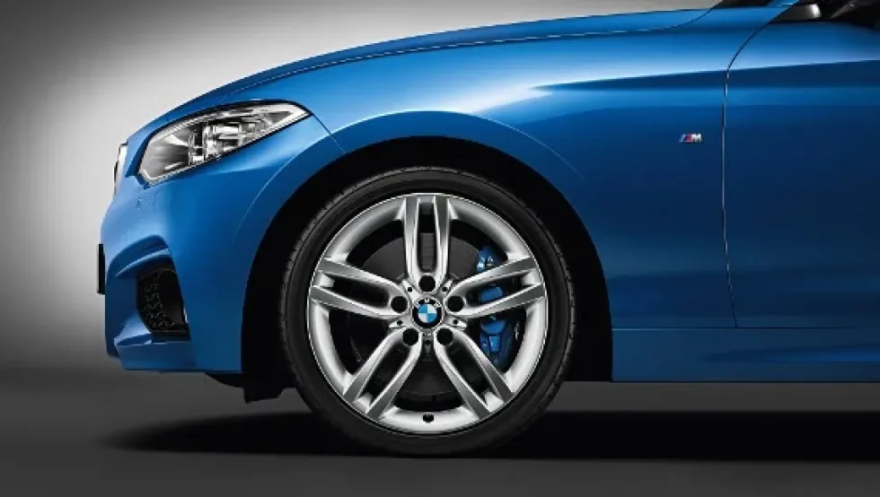 BMW Alufelge M Doppelspeiche 461 silber 8Jx18 ET52 1er F20/F21 2er F22/F23