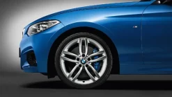BMW Alufelge M Doppelspeiche 461 silber 7,5Jx18 ET45 1er F20/F21 2er F22/F23