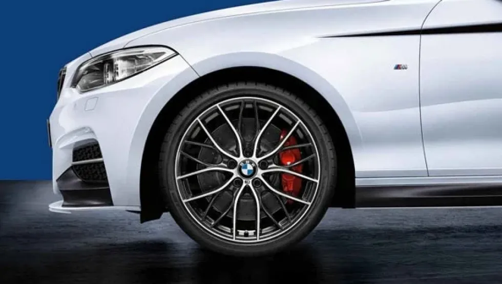 BMW Alufelge M Doppelspeiche 405 orbitgrey/glanzgedreht 8Jx19 ET52 1er F20/F21 2er F22/F23