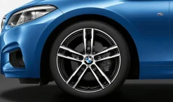 BMW Alufelge M Doppelspeiche 719 jet black uni/glanzgedreht 8Jx18 ET52 1er F20/F21 2er F22/F23