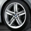 BMW Alufelge M Doppelspeiche 208 silber 7,5Jx18 ET491er E81/82/87/88 Vorderachse