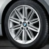BMW Alufelge M Doppelspeiche 207 7,5J x 17 ET 47 Silber Hinterachse 1er E81/82/87/88