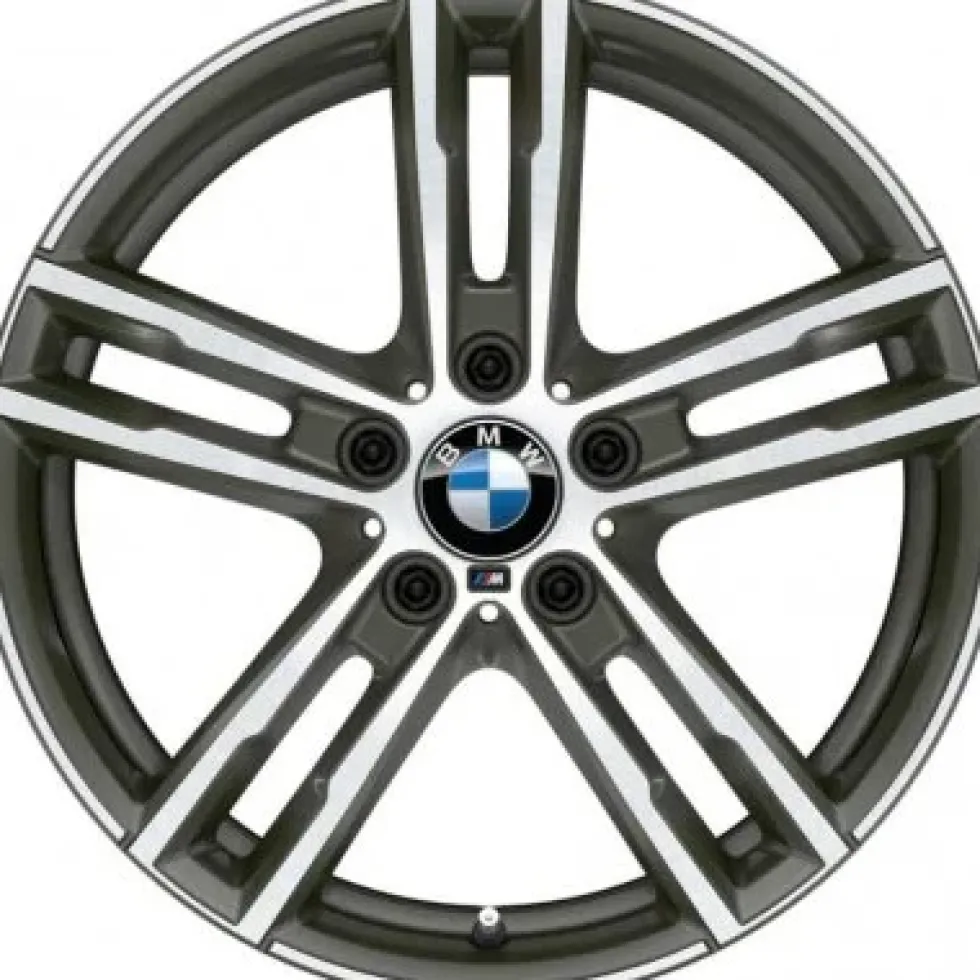BMW Alufelge M Doppelspeiche 719 ceriumgrey/glanzgedreht 7,5Jx18 ET45 1er F20/F21 2er F22/F23
