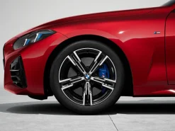 BMW Alufelge M Doppelspeiche 848 bicolor (jet black uni/hochglanzpoliert) 8,5Jx18 ET40 2er G42 3er G20 G21 G28 4er G22 G23