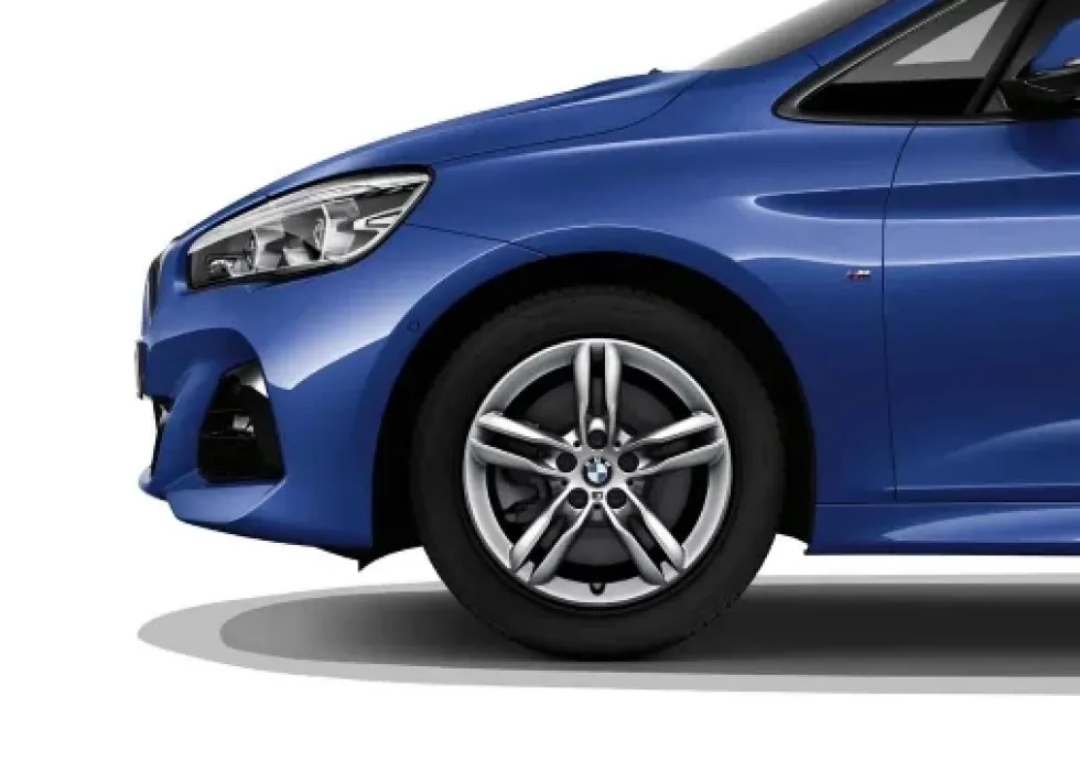 BMW Alufelge M Doppelspeiche 483M decor-silber/unicolor 7,5Jx17 ET54 2er F45 F46