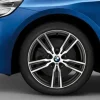 BMW Alufelge M Doppelspeiche 486M ferricgrey/glanzgedreht 8Jx18 ET57 2er F45/F46