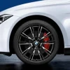 BMW Alufelge M Performance Doppelspeiche 624 20 Zoll schwarz/silber 3er F30 F31 4er F32 F33 F36