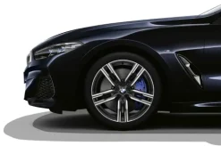 BMW Alufelge M Performance Doppelspeiche 727 bicolor (orbitgrey / glanzgedreht) 8J x 19 ET 26 Vorderachse