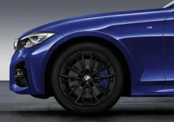 BMW Alufelge M Performance Doppelspeiche 796 schwarz matt 8,5J x 18 ET 40 Hinterachse 2er G42 3er G20 G21 4er G22 G23