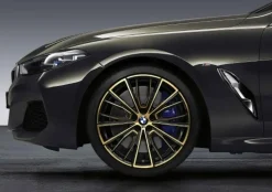 BMW Alufelge M Performance Vielspeiche 732 bicolor (night gold / glanzgefräst) 9J x 20 ET 41 Hinterachse