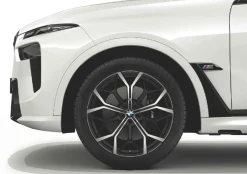 BMW Alufelge M Performance Y-Speiche 785M bicolor (jet black matt/hochglanzpoliert) 10,5Jx22 ET 43 Hinterachse X7 G07