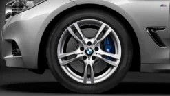 BMW Alufelge M Sternspeiche 400 silber 8,5Jx18 ET47 3er F30/F31 4er F32/F33/F36