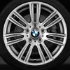 BMW Alufelge M Sternspeiche 383 silber 7,5Jx17 ET43 1er F20/F21 2er F22/F23