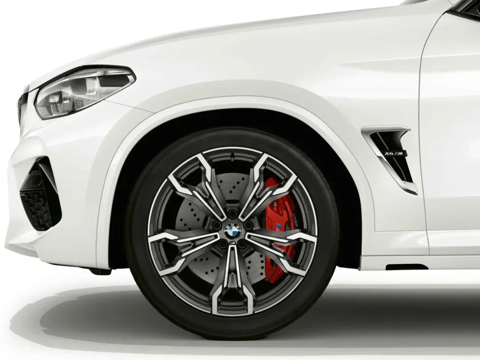 BMW Alufelge M V-Speiche 765 bicolor (orbitgrey / glanzgedreht) 10J x 21 ET 39 Hinterachse X3M F97 X4M F98