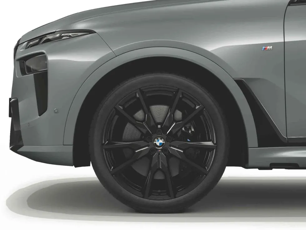 BMW Alufelge M V-Speiche 755 jet black matt 9,5J x 22 ET 36 Vorderachse X7 G07 LCI