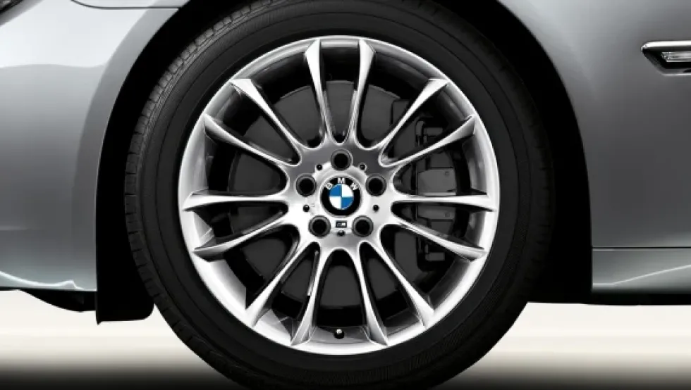 BMW Alufelge M V-Speiche 302 silber 9,5Jx19 ET39 5er F07 7er F01/F02/F04