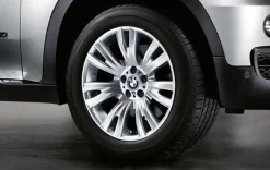BMW Alufelge M V-Speiche 223 silber 9Jx19 ET37 X5 E70 Vorderachse