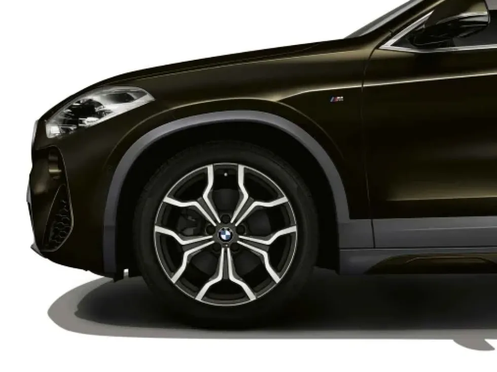 BMW Alufelge M Y-Speiche 722 bicolor (orbitgrey / glanzgedreht) 8J x 19 ET 47 Vorderachse / Hinterachse