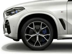 BMW Alufelge M Y-Speiche 741 bicolor (orbitgrey / glanzgedreht) 10,5J x 21 ET 43 Hinterachse