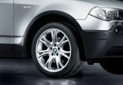 BMW Alufelge M Y-Speiche 191 decor-silber 9Jx19 ET51 X3 E83 Hinterachse