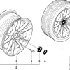 BMW Alufelge Radialspeiche 50 7Jx16 ET20 5er E39