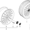 BMW Alufelge Radial-Styling"Brilliantline" 8Jx17 ET20 5er E39