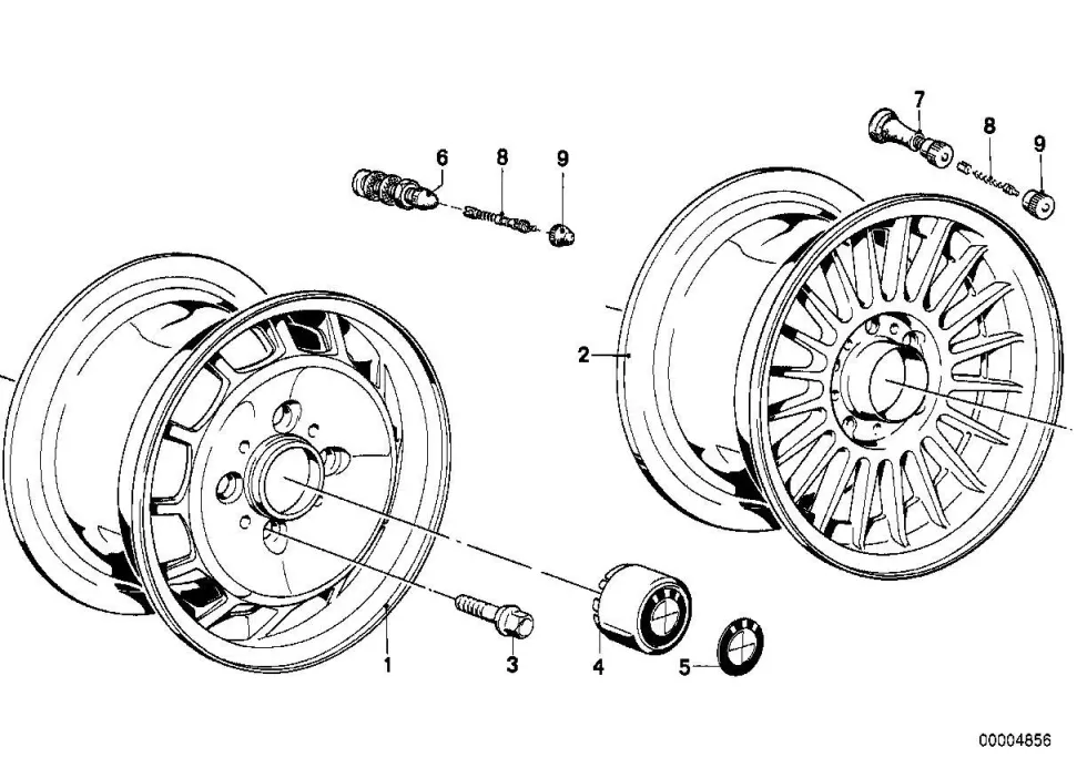 BMW Alufelge Scheibenrad Leichtmetall 5,5Jx13 ET18 3er E21
