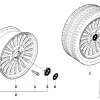 BMW Alufelge Speichen-Styling (Styl.33) 7Jx19 ET20 5er E39