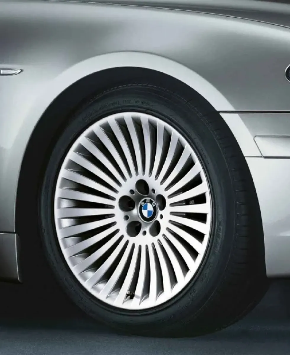 BMW Alufelge Speichenstyling 176 silber 10Jx19 ET24 7er E65/E66 Hinterachse