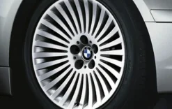BMW Alufelge Speichenstyling 176 silber 9Jx19 ET24 7er E65/E66 Vorderachse