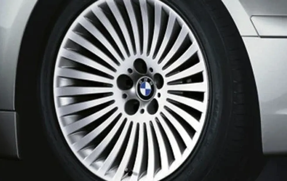 BMW Alufelge Speichenstyling 176 silber 9Jx19 ET24 7er E65/E66 Vorderachse