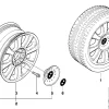 BMW Alufelge Sternspeiche 64 7Jx16 ET46 3er E36/E46 Z3 E36