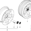 BMW Alufelge Sternspeiche 49 8Jx17 ET20 5er E39