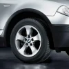 BMW Alufelge Sternspeiche 204 8Jx17 ET46 Silber X3 E83 Vorderachse / Hinterachse