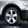 BMW Alufelge Sternspeiche 143 8Jx18 ET46 Silber X E83 Vorderachse / Hinterachse