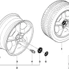 BMW Alufelge Sternspeiche 57 7,5J x 17 ET 40 Silber Vorderachse / Hinterachse