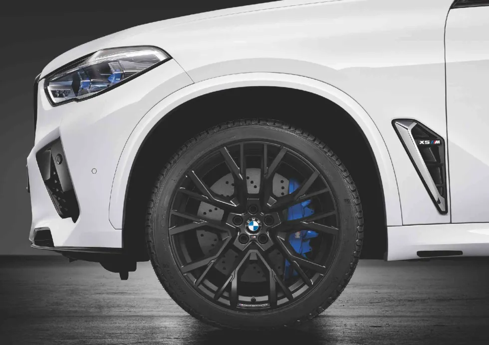 BMW Alufelge Sternspeiche 809M jet black matt 11,5Jx22 ET43 X5 M F95 X6 M F96