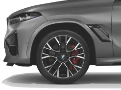 BMW Alufelge Sternspeiche 809M jet black uni/glanzgedreht 10,5Jx21 ET31 X5 M F95 X6 M F96